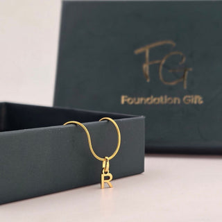 Initial Charm Pendant Necklace