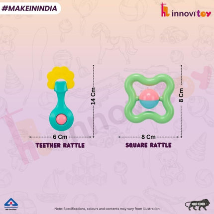 My First Gift - Innovitoy Rattle Set For Babies