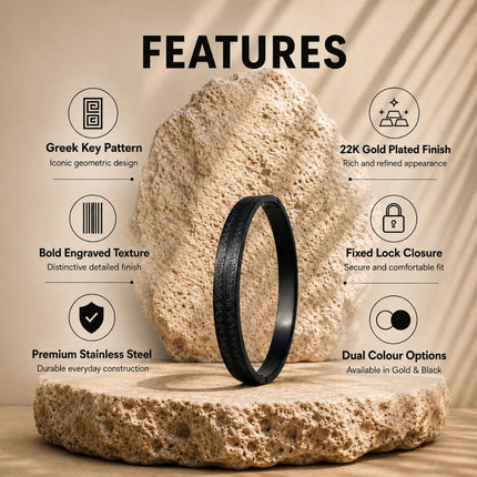 Rhythm Kada - Best Gold Kada For Men