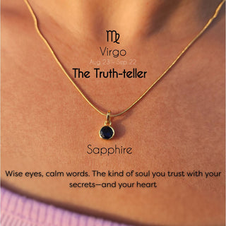 Zodiac Birthstone Necklace