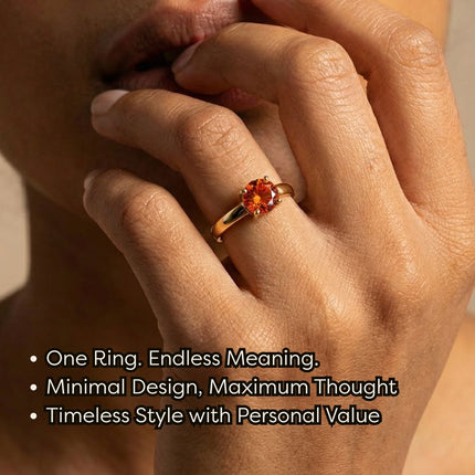Signature Birthstone Ring