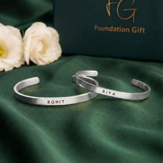 Couple Silver Bracelet – Valentine Special