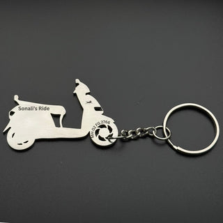 Personalised Bike Keychain |  TVS iQube