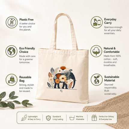Tote Bag & Perfume Gift Set