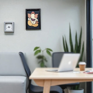 Wooden Ganesha Frame – Handmade