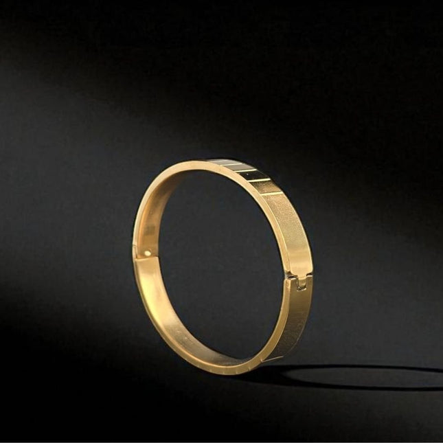Alpha Line Kada - Best Gold Kada For Men - Foundation Gift