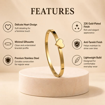 Belle Heart Bracelet - Foundation Gift