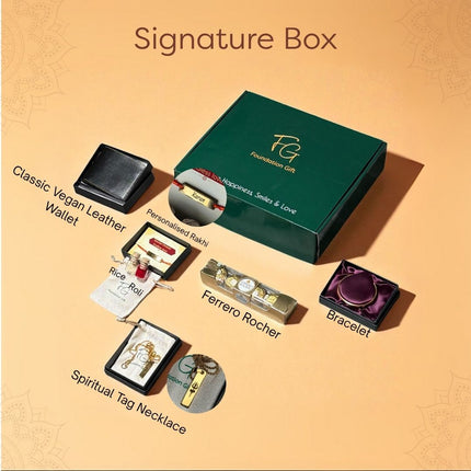 Best Raksha Bandhan Gift For Brother - Raksha Ka Reward Hamper Box - Foundation Gift