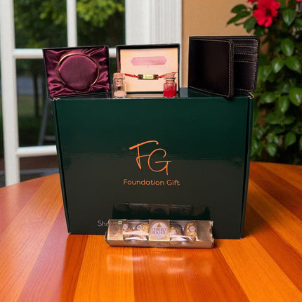 Best Raksha Bandhan Gift For Brother - Raksha Ka Reward Hamper Box - Foundation Gift