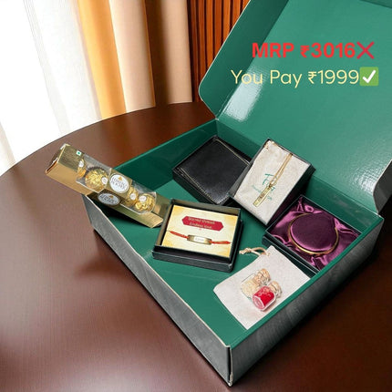Best Raksha Bandhan Gift For Brother - Raksha Ka Reward Hamper Box - Foundation Gift