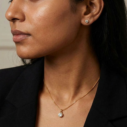 Birthstone Jewellery Set – Necklace & Earrings - Foundation Gift