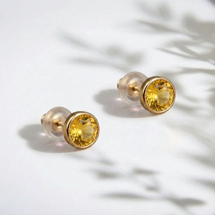 Birthstone Stud Earrings- Best Birthday Gift For Her - Foundation Gift