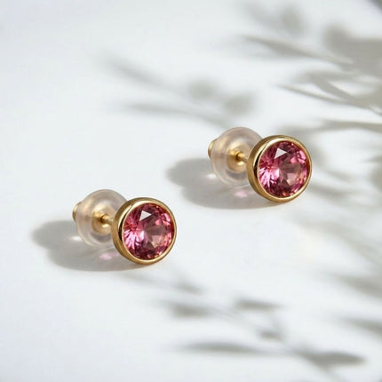 Birthstone Stud Earrings- Best Birthday Gift For Her - Foundation Gift