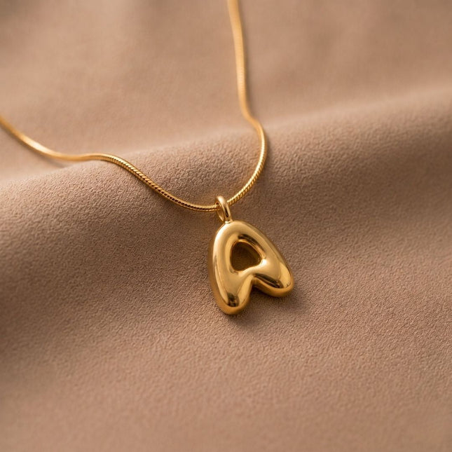Bubble Initial Charm Necklace - Foundation Gift