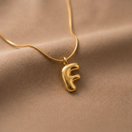Bubble Initial Charm Necklace - Foundation Gift