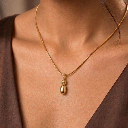 Bubble Initial Charm Necklace - Foundation Gift