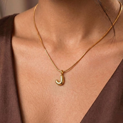 Bubble Initial Charm Necklace - Foundation Gift