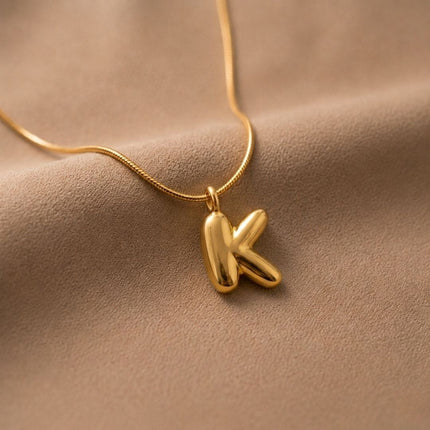 Bubble Initial Charm Necklace - Foundation Gift
