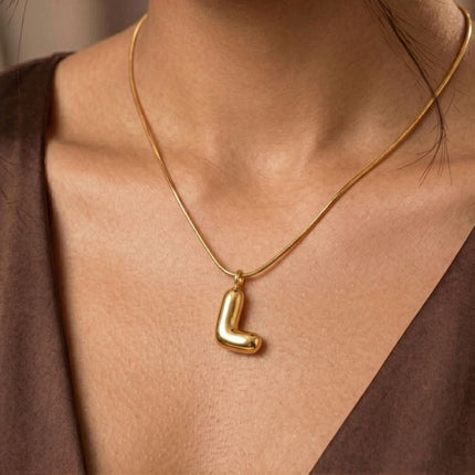 Bubble Initial Charm Necklace - Foundation Gift