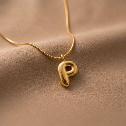 Bubble Initial Charm Necklace - Foundation Gift