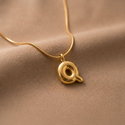 Bubble Initial Charm Necklace - Foundation Gift
