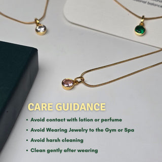 Dainty Birthstone Necklace