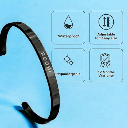 Couple Black Bracelet – Classic Combo - Foundation Gift