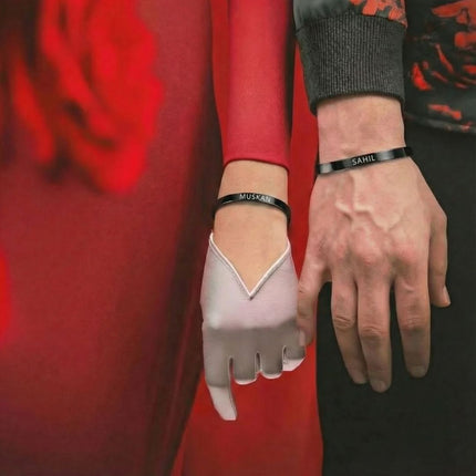 Couple Black Bracelet – Classic Combo - Foundation Gift