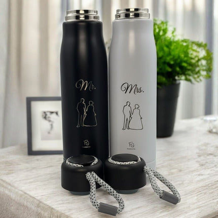 Couple Bottle Set: Mr & Mrs Gift - Foundation Gift