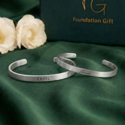 Couple Silver Bracelet – Special Combo - Foundation Gift