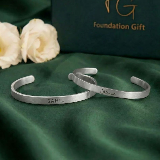 Couple Silver Bracelet – Special Combo - Foundation Gift