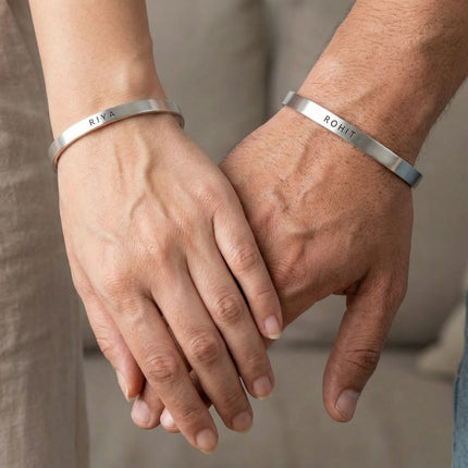 Couple Silver Bracelet – Special Combo - Foundation Gift