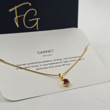 Dainty Birthstone Necklace - Best Birthday Gift For Her - Foundation Gift