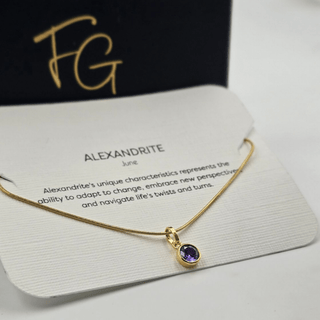 Dainty Birthstone Necklace - Best Birthday Gift For Her - Foundation Gift