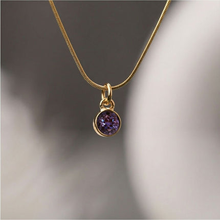 Dainty Birthstone Necklace - Best Birthday Gift For Her - Foundation Gift