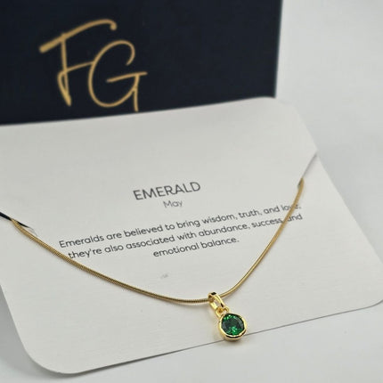 Dainty Birthstone Necklace - Best Birthday Gift For Her - Foundation Gift