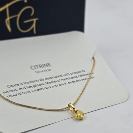 Dainty Birthstone Necklace - Best Birthday Gift For Her - Foundation Gift