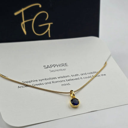 Dainty Birthstone Necklace - Best Birthday Gift For Her - Foundation Gift