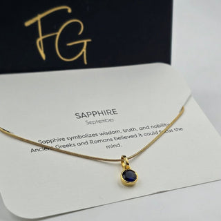 Dainty Birthstone Necklace - Best Birthday Gift For Her - Foundation Gift