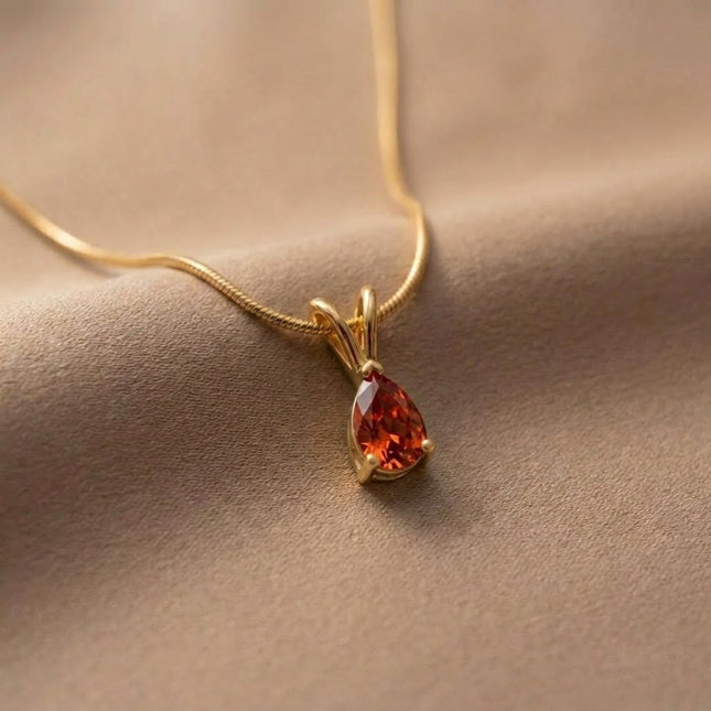 Facet Cut Birthstone Necklace - Foundation Gift