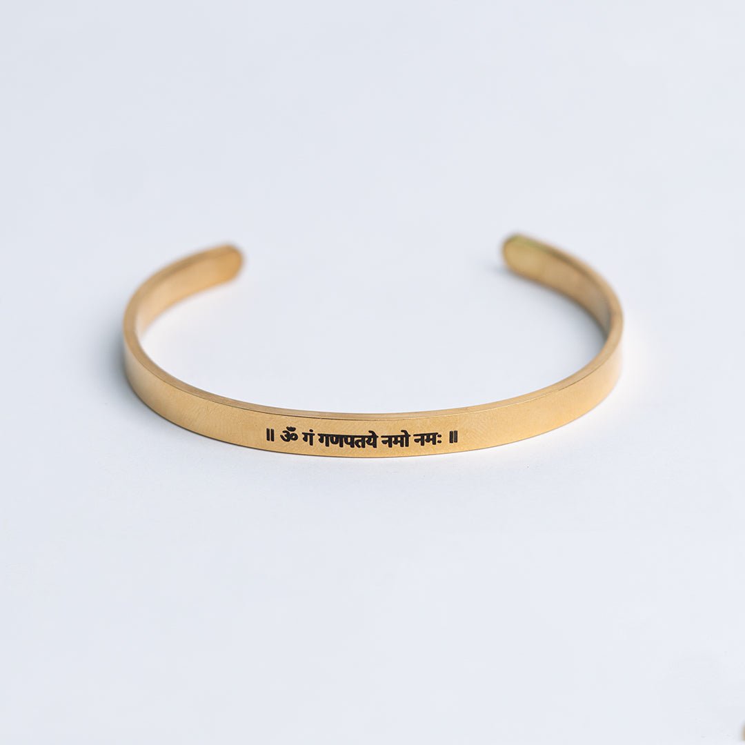 Ganpati Bappa Mantra Spiritual Bracelet