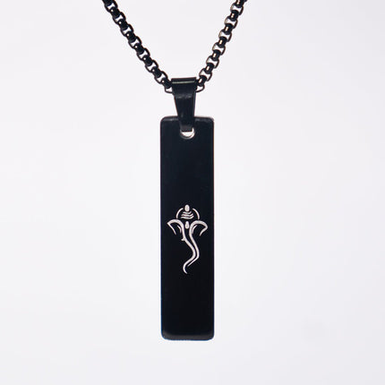 Ganpati Bappa Tag Neckchain | For Men - Foundation Gift