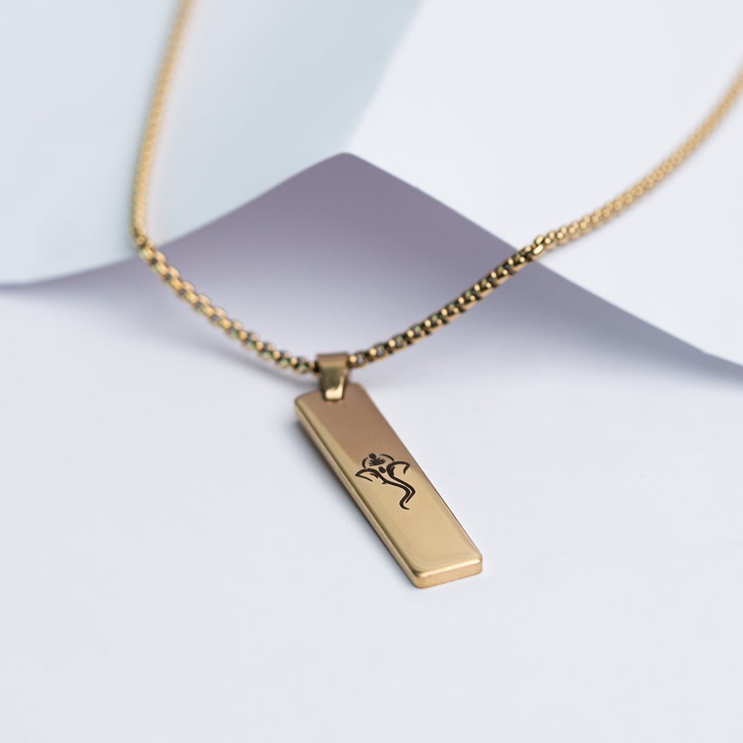 Ganpati Bappa Tag Necklace