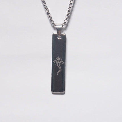 Ganpati Bappa Tag Neckchain | For Men - Foundation Gift