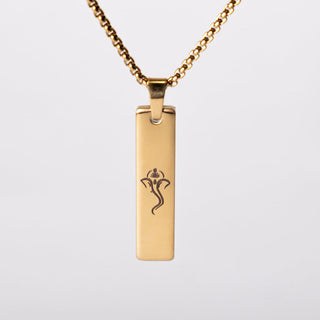 Ganpati Bappa Tag Neckchain | For Men - Foundation Gift