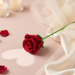 Handmade Crochet Rose: Symbol of Eternal Love - Foundation Gift