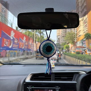 Handmade Evil Eye Car Charm - Protection & Style - Foundation Gift