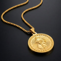 Hanuman Gold Plated Pendant – Spiritual Jewelry - Foundation Gift