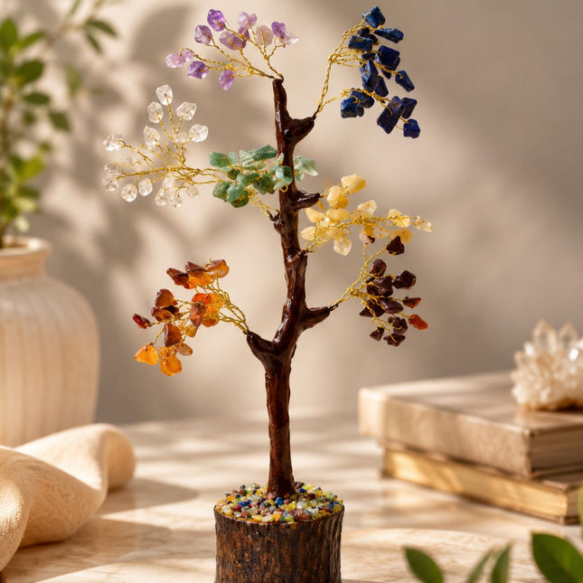 Harmony Tree – 7 Chakra Healing Crystal Tree - Foundation Gift