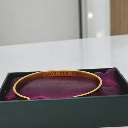 I Love You Papa Bracelet - Best Father's Day Gift - Foundation Gift